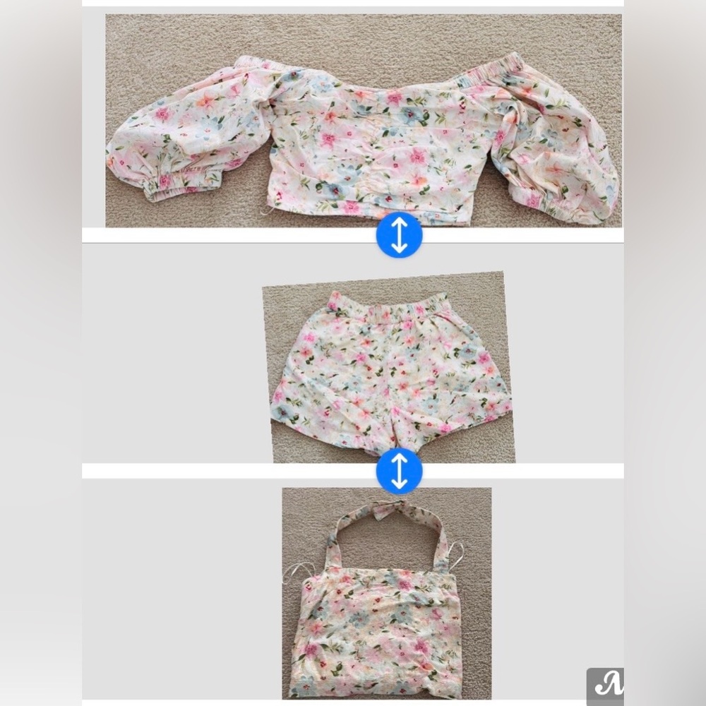 Abercrombie& Fitch 3 piece linen blend set